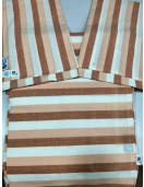 BEDSHEET STRIPE 90X108 2 PILLOW COVER