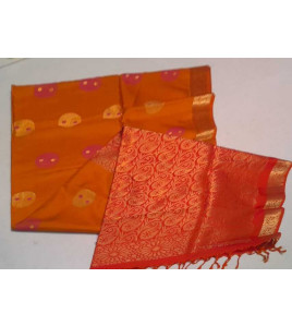SOFT SILK SAREE WITH BLOUSE