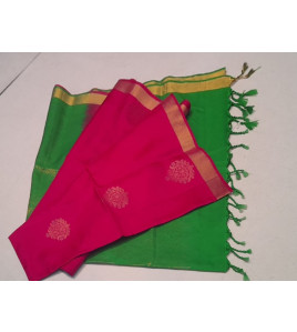 SOFT SILK SAREE WITH BLOUSE