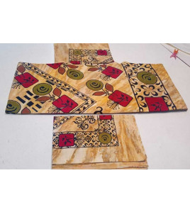 BEDSHEET MEERUT PRINTED 90X108 2 PILLOW COVER