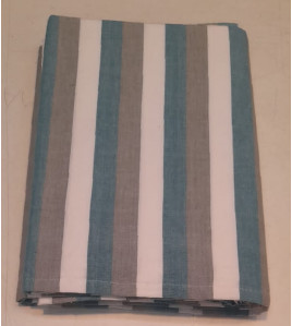 BEDSHEET STRIPE 72X100 2 PILLOW COVER