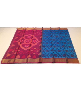 COTTON X KORA SILK TIE DYE SAREES CHINNLAPATTI
