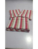 BEDSHEET STRIPE 90X108 2 PILLOW COVER