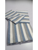 BEDSHEET STRIPE 90X108 2 PILLOW COVER
