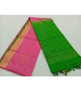 SOFT SILK SAREE WITH BLOUSE
