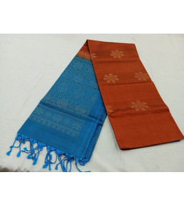 SOFT SILK SAREE WITH BLOUSE