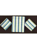 BEDSHEET STRIPE 90X108 2 PILLOW COVER
