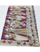 KALAMKARI PRINTED COTTON SAREE