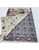 KALAMKARI PRINTED COTTON SAREE