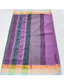 PL Salem Sarees Hand Block Printed Saree
