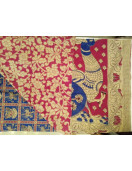 KALAMKARI PRINTED COTTON SAREE