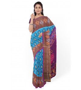 Chinnalapatti Tie&Dye Silk Cotton Saree