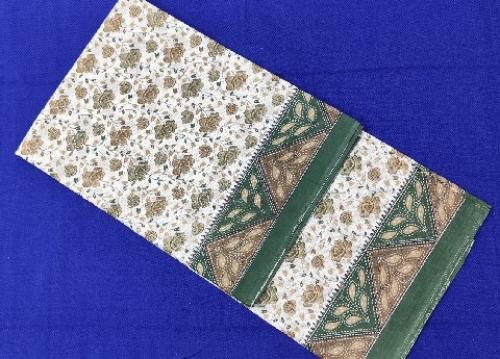 60s PRINTED COTTON SAREE