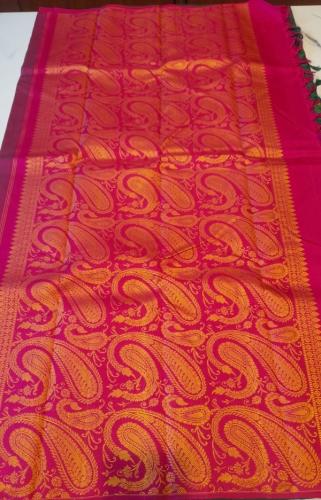 Arni Silk Saree with Thread work 620 Cms SABT