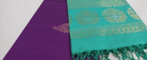 SOFT SILK SAREE WITH BLOUSE