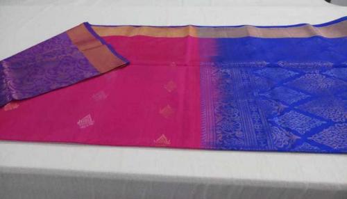 SOFT SILK SAREE WITH BLOUSE