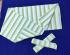 BEDSHEET STRIPE 60X90 2 PILLOW COVER