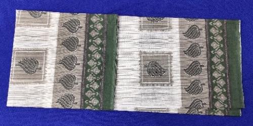 60s PRINTED COTTON SAREE