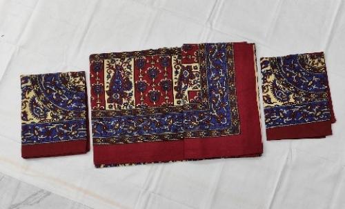 BEDSHEET JAIPUR PRINTED 72X100 2 PILLOW COVER
