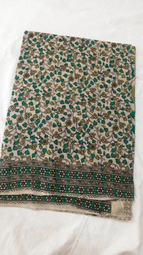 KALAMKARI PRINTED COTTON SAREE