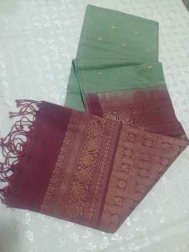 SOFT SILK SAREE WITH BLOUSE