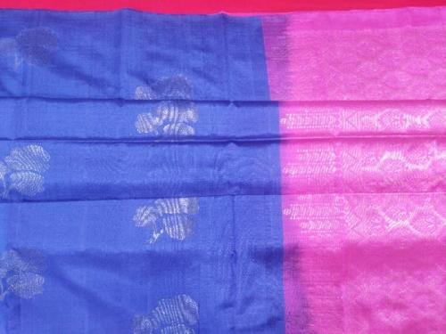 SOFT SILK SAREE WITH BLOUSE