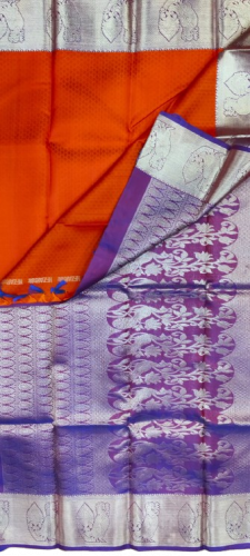 ARNI SILK HALF FINE ZARI SAREE WITH BLOUSE