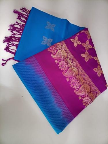 SOFT SILK SAREE WITH BLOUSE