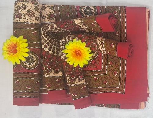 BEDSHEET JAIPUR PRINTED 72X100 2 PILLOW COVER