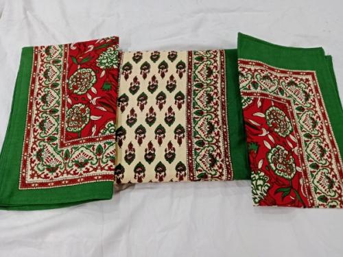 BEDSHEET JAIPUR PRINTED 90X108 2 PILLOW COVER