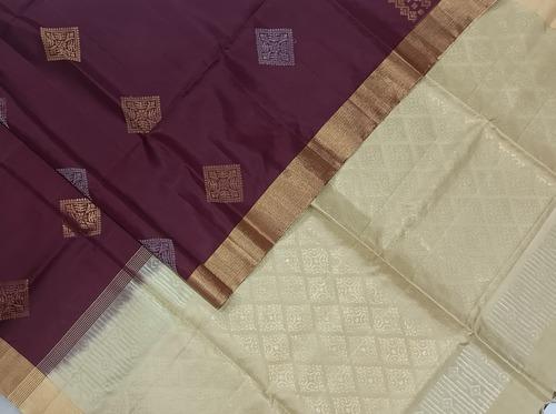 SOFT SILK SAREE WITH BLOUSE