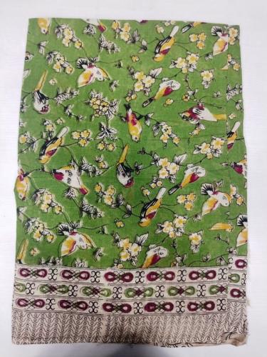 KALAMKARI PRINTED COTTON SAREE