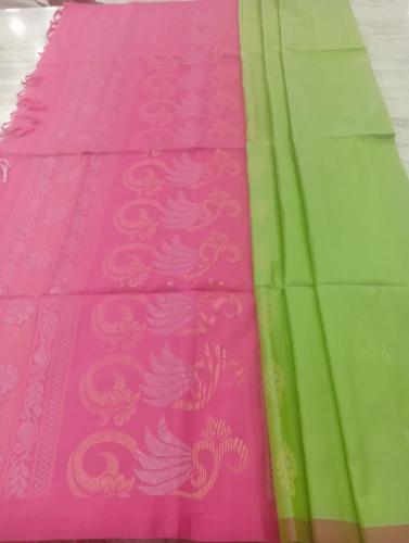 SOFT SILK SAREE WITH BLOUSE