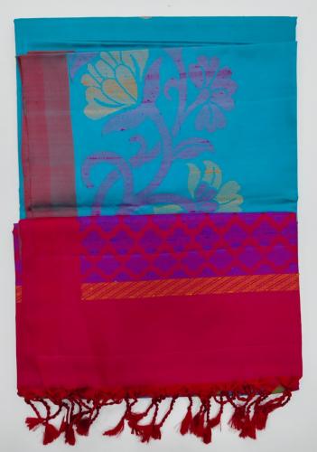 SOFT SILK SAREE WITH BLOUSE
