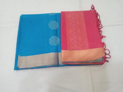 SOFT SILK SAREE WITH BLOUSE
