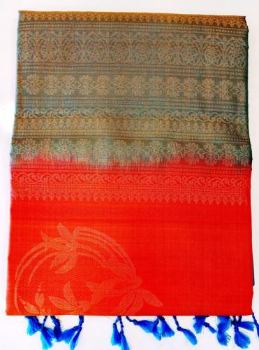 SOFT SILK SAREE WITH BLOUSE