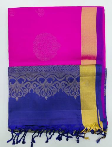 SOFT SILK SAREE WITH BLOUSE