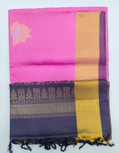 SOFT SILK SAREE WITH BLOUSE