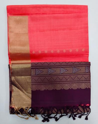 SOFT SILK SAREE WITH BLOUSE
