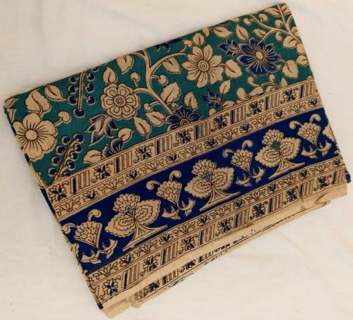 KALAMKARI PRINTED COTTON SAREE