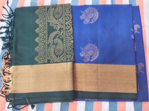 SOFT SILK SAREE WITH BLOUSE
