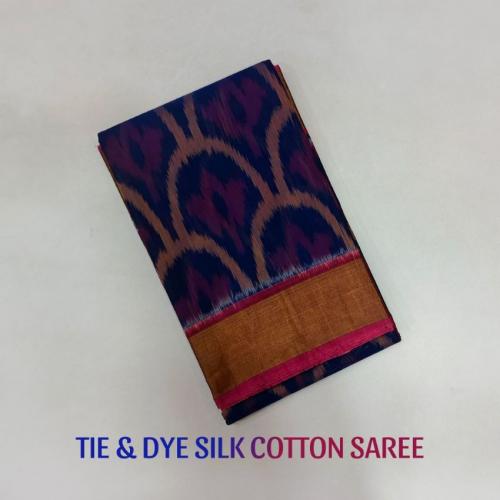 COTTON X KORA SILK TIE DYE SAREES CHINNLAPATTI