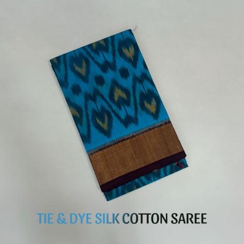 COTTON X KORA SILK TIE DYE SAREES CHINNLAPATTI