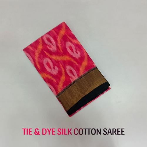 COTTON X KORA SILK TIE DYE SAREES CHINNLAPATTI