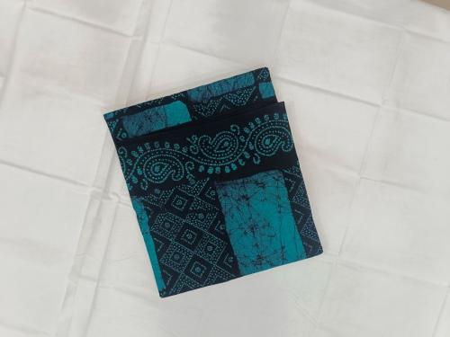 PL COTTON SAREES WITH SOLID WAX CRACK DESIGNS