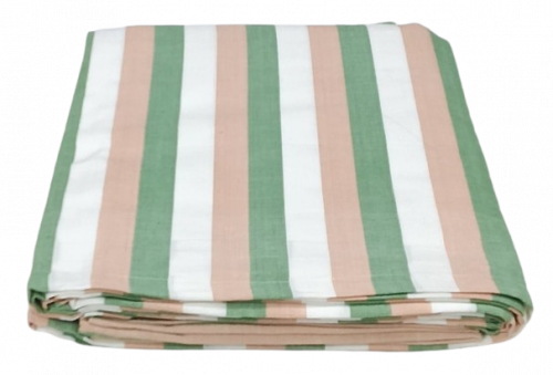 BEDSHEET STRIPE 90X108 2 PILLOW COVER