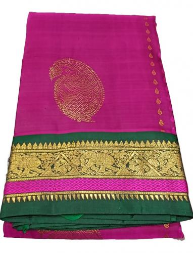 SAREES KPM SILK WITH BLOUSE