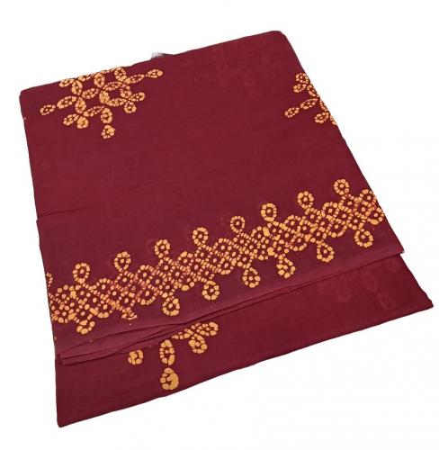 PL COTTON SAREES WITH WAX DOT PRINT DESIGNS