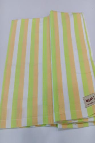 BEDSHEET STRIPE 72X100 2 PILLOW COVER