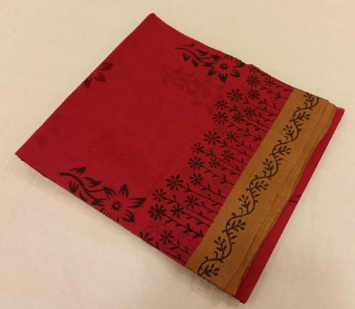 SALEM BLOCK PRINT COTTON SAREES